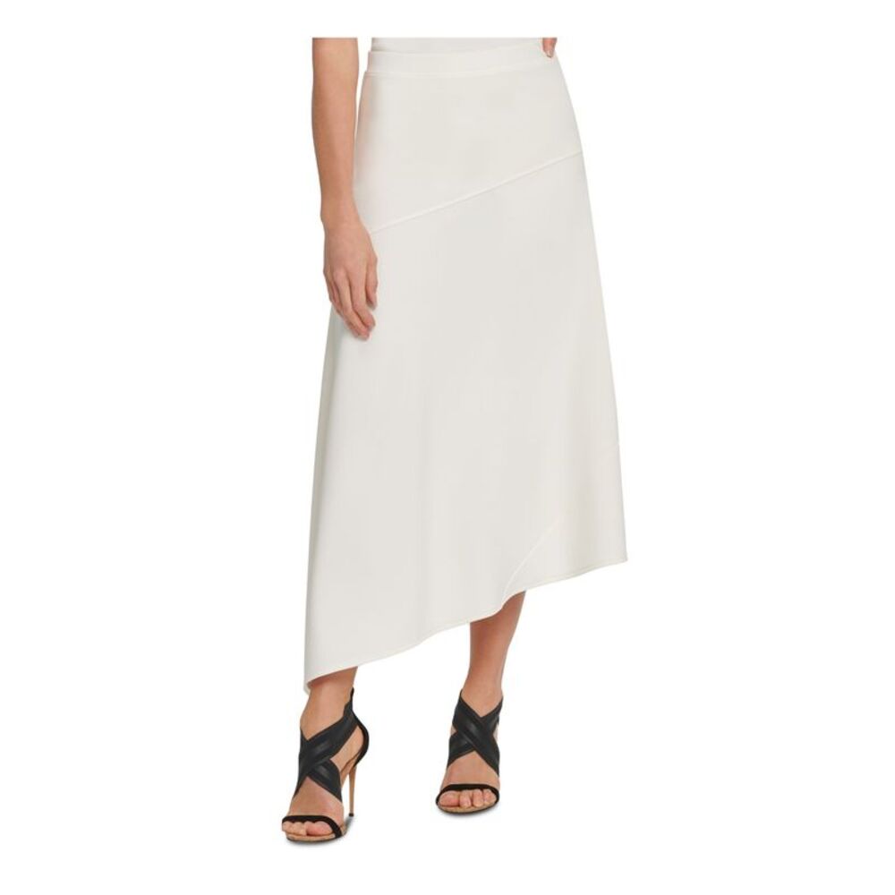 DKNY Womens Tea-Length Shift Skirt